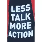 Minder praten meer actie